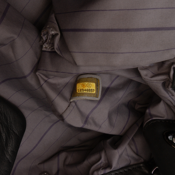 Pre-Loved Chanel Lambskin Studded CC Accordion Flap - Picture 6 of 11